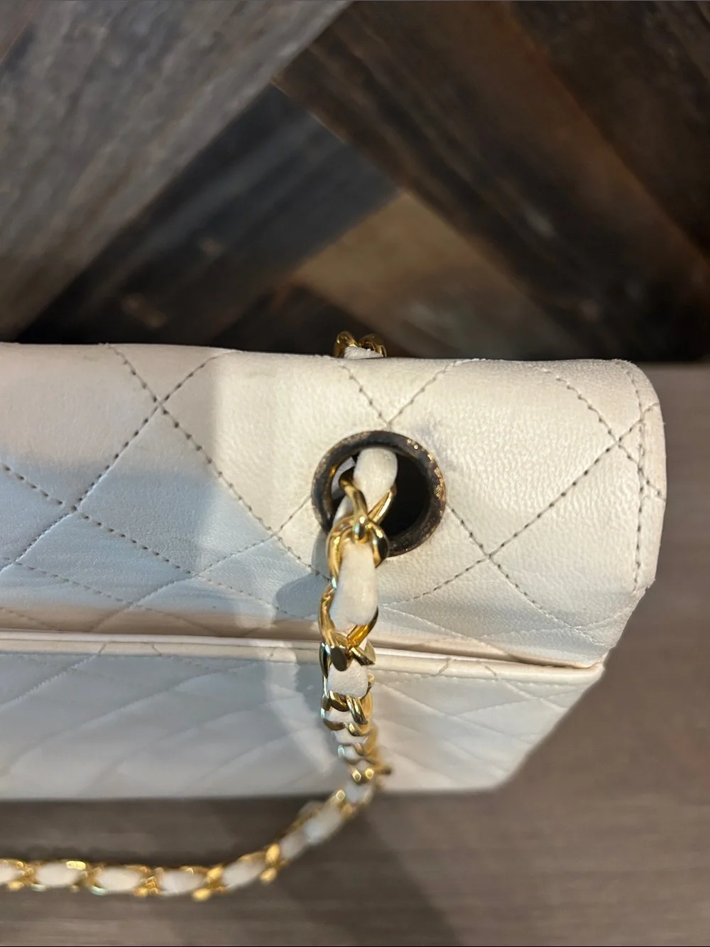 Vintage Chanel Matelasse Turnlock Shoulder Bag